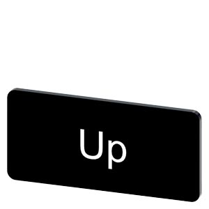3SU1900-0AC16-0DL0 labeling plate for snapping on or gluing on label holder, label size 12