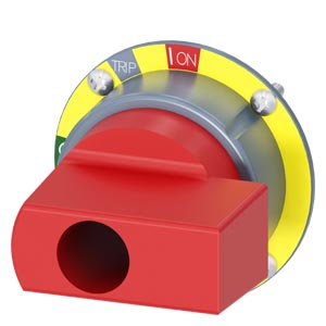 3VA9137-0GC05 BREAKER 3VA Supplementary handle for door mounted rotary operator FOR 3VA51 YELLOW RED EMERGENCY STO