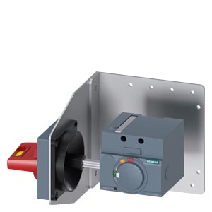 3VA9137-0PK55 BREAKER 3VA Side wall mount rotary operator FOR 3VA51 YELLOW RED EMERGENCY STOP WITHOUT ILLUMINATION