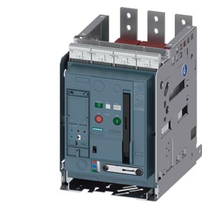 3WA1106-2.C63-.... withdrawable circuit breaker, with guide frame, IEC 60947-2, size 1, 3-pole, In=630 A up to 690 V AC