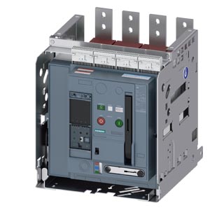 3WA1108-3.E83-.... withdrawable circuit breaker, with guide frame, IEC 60947-2, size 1, 4-pole, N pole on right, In=800