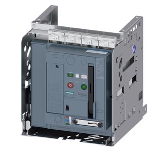 3WA1116-4.A54-.... AC non-automatic air circuit breaker 3WA, withdrawable version, with guide frame, IEC 60947-2, size