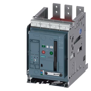 3WA1120-4.B33-.... Withdrawable circuit breaker with guide frame, IEC 60947-2, frame size 1, 3-poles, In=2000A up to 69