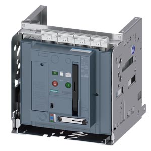 3WA1220-3.A65-.... AC non-automatic air circuit breaker 3WA, withdrawable version, with guide frame, IEC 60947-2, size