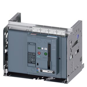 3WA1220-4.C74-.... withdrawable circuit breaker, with guide frame, IEC 60947-2, size 2, 4-pole, N pole on left, In=2000