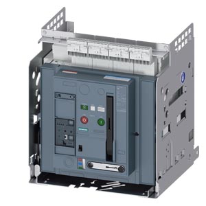 3WA1220-6.C61-.... withdrawable circuit breaker, with guide frame, IEC 60947-2, size 2, 3-pole, In=2000 A up to 690 V A