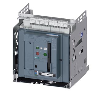 3WA1225-6.A65-.... AC non-automatic air circuit breaker 3WA, withdrawable version, with guide frame, IEC 60947-2, size
