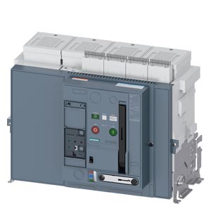 3WA1225-6.C50-.... withdrawable circuit breaker, without guide frame, IEC 60947-2, size 1, 4-pole, N pole on right, In=