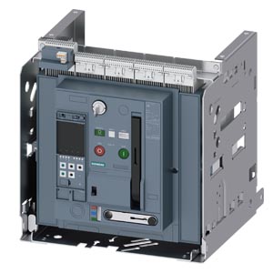 3WA1232-3.G36-.... Withdrawable circuit breaker with guide frame, IEC 60947-2, frame size 2, 3-poles, In=3200A up to 69