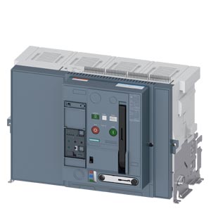 3WA1232-4.B50-.... withdrawable circuit breaker, without guide frame, IEC 60947-2, size 1, 4-pole, N pole on right, In=