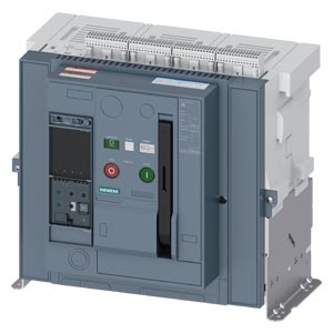 3WA1232-4.E01-.... Fixed-mounted circuit breaker IEC 60947-2, frame size 2, 3-poles, In=3200A up to 690V AC 50/60Hz, br