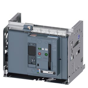 3WA1232-4.G56-.... withdrawable circuit breaker, with guide frame, IEC 60947-2, size 2, 4-pole, N pole on right, In=320