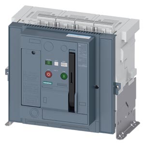 3WA1232-5.A05-.... Non-automatic circuit breaker Fixed-mounted version, IEC 60947-2, frame size 2, 3-poles, In=3200A up