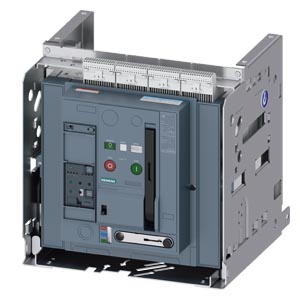 3WA1240-5.B31-.... Withdrawable circuit breaker with guide frame, IEC 60947-2, frame size 2, 3-poles, In=4000A up to 69
