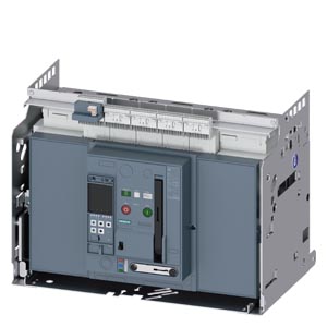 3WA1340-6.G61-.... withdrawable circuit breaker, with guide frame, IEC 60947-2, size 3, 3-pole, In=4000 A up to 690 V A