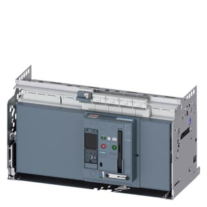 3WA1340-6.G82-.... withdrawable circuit breaker, with guide frame, IEC 60947-2, size 3, 4-pole, N pole on right, In=400