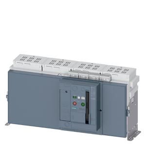 3WA1340-8.A11-.... Non-automatic circuit breaker Fixed-mounted version, IEC 60947-2, frame size 3, 4-poles, N-pole left