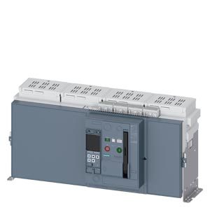 3WA1350-8.E16-.... Fixed-mounted circuit breaker IEC 60947-2, frame size 3, 4-poles, N-pole left, In=5000A, breaking ca