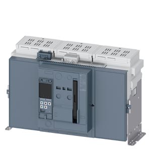 3WA1363-6.G01-.... Fixed-mounted circuit breaker IEC 60947-2, frame size 3, 3-poles, In=6300A up to 690V AC 50/60Hz, br