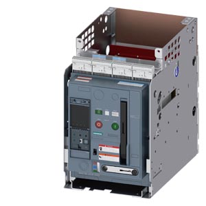 3WA2116-2.K61-.... withdrawable circuit breaker, with guide frame, UL489, size 1, 3-pole, In=1600 A up to 600 V AC 60 H
