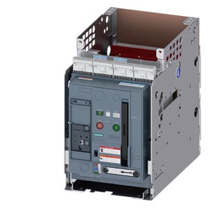 3WA2120-2.D32-.... Withdrawable circuit breaker with cradle (Guide Frame), UL489, Frame Size 1, 3-poles, In=2000A up to