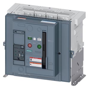 3WA2208-5.D02-.... Fixed-mounted circuit breaker, UL489, Frame Size 2, 3-poles, In=800A up to 600V AC 60Hz, breaking ca