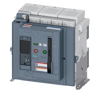 3WA2208-6.L02-.... Fixed-mounted circuit breaker, UL489, Frame Size 2, 3-poles, In=800A up to 600V AC 60Hz, breaking ca