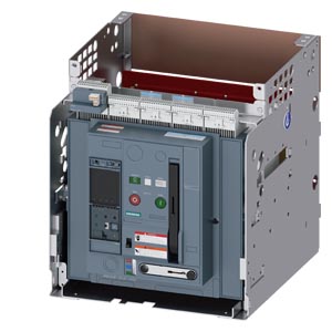 3WA2212-3.L32-.... Withdrawable circuit breaker with cradle (Guide Frame), UL489, Frame Size 2, 3-poles, In=1200A up to