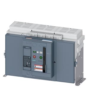 3WA2350-8.D02-.... Fixed-mounted circuit breaker, UL489, Frame Size 3, 3-poles, In=5000A up to 1000Y/577V AC 60Hz, brea