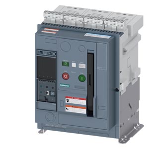 3WA3108-3.K01-.... fixed-mounted circuit breaker, UL1066/IEC60947-2, FS 1, 3-pole, In=800 A up to 635 V AC 50/60 Hz, br