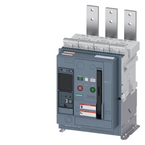 3WA3108-3.K03-.... fixed-mounted circuit breaker, UL1066/IEC60947-2, FS 1, 3-pole, In=800 A up to 635 V AC 50/60 Hz, br