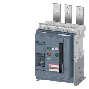 3WA3110-3.B03-.... Fixed-mounted circuit breaker, UL1066/IEC60947-2, FS 1, 3-poles, In=1000A up to 635V AC 50/60Hz, bre