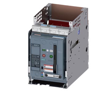 3WA3110-3.C62-.... withdrawable circuit breaker, with guide frame, UL1066/IEC60947-2, SZ 1, 3-pole, In=1000 A up to 635