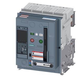 3WA3112-2.F30-.... Withdrawable circuit breaker without cradle, UL1066/IEC60947-2, FS 1, 3-poles, In=1200A up to 508V A
