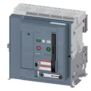 3WA3116-3.A40-.... Non-automatic withdrawable circuit breaker, without cradle, UL1066/IEC60947-2, FS 1, 4-poles, N-pole
