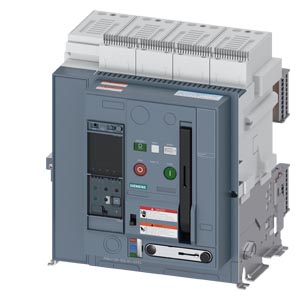 3WA3116-8.F40-.... Withdrawable circuit breaker without cradle, UL1066/IEC60947-2, FS 1, 4-poles, N-pole left, In=1600A
