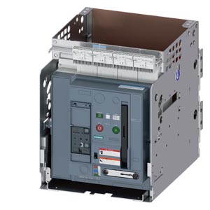 3WA3120-8.C41-.... Withdrawable circuit breaker with cradle (Guide Frame), UL1066/IEC60947-2, FS 1, 4-poles, N-pole lef