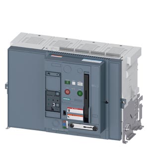 3WA3212-4.C40-.... Withdrawable circuit breaker without cradle, UL1066/IEC60947-2, FS 2, 4-poles, N-pole left, In=1200A