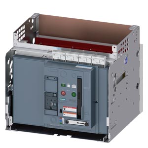 3WA3220-2.C71-.... withdrawable circuit breaker, with guide frame, UL1066/IEC60947-2, SZ 2, 4-pole, N pole on left, In=