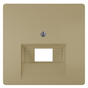 5TG1394-0MG Style, Cover plate UAE connection socket 68x 68 mm for Rutenbeck Cat