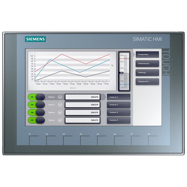 Siemens 6AV21232JB030AX0 — Human Machine Interface (HMI) Touchscreen 9.0" Color