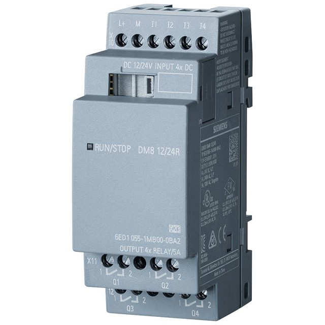 Siemens 6ED10551MB000BA2 — Input, Output (I/O) Module DIN Rail 12 ~ 24VDC