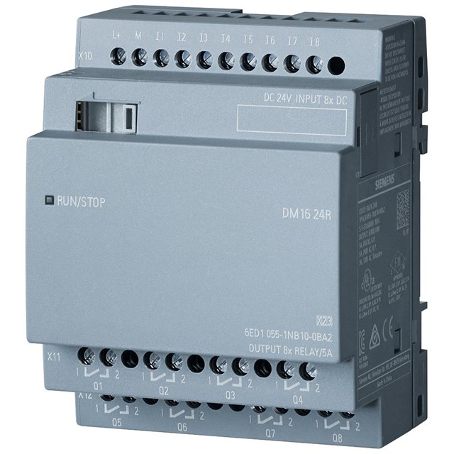 Siemens 6ED10551NB100BA2 — Input, Output (I/O) Module DIN Rail 24VDC