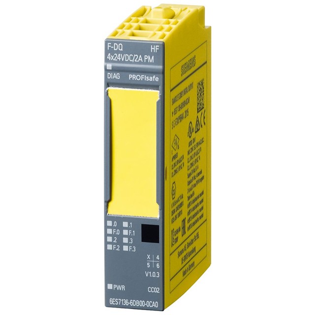 Siemens 6ES71366DB000CA0 — Output Module Backplane 19.2 ~ 28.8VDC