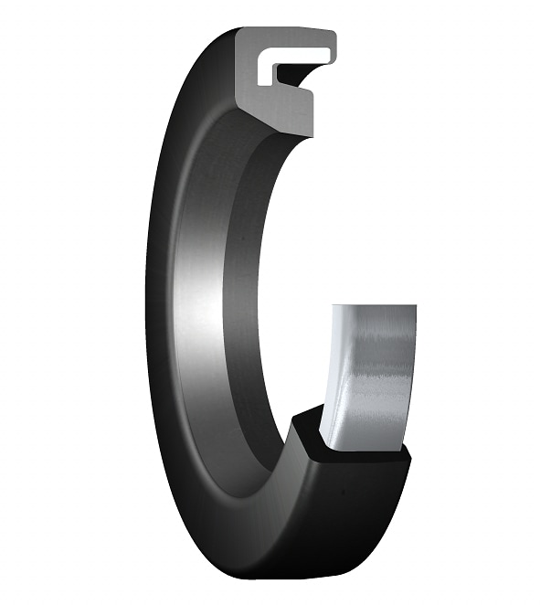 10X14X3 HM4 R Radial shaft seal with metal case and single sealing lip, for grease