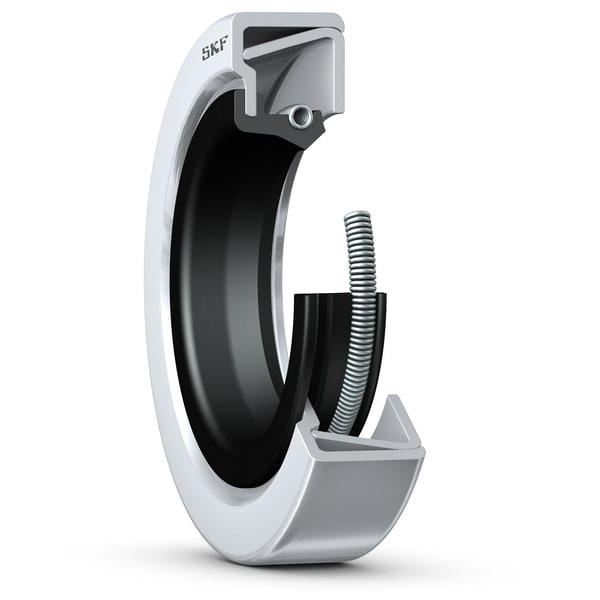120X150X15 CRSH1 R Radial shaft seal with double metal case and single sealing lip, for oil or grease