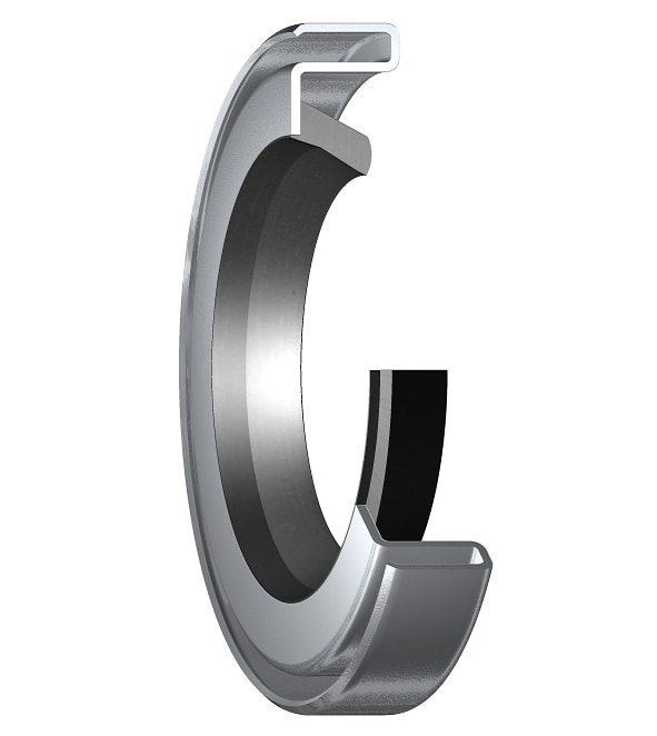 12481 Radial shaft seal with metal case and single sealing lip, for grease