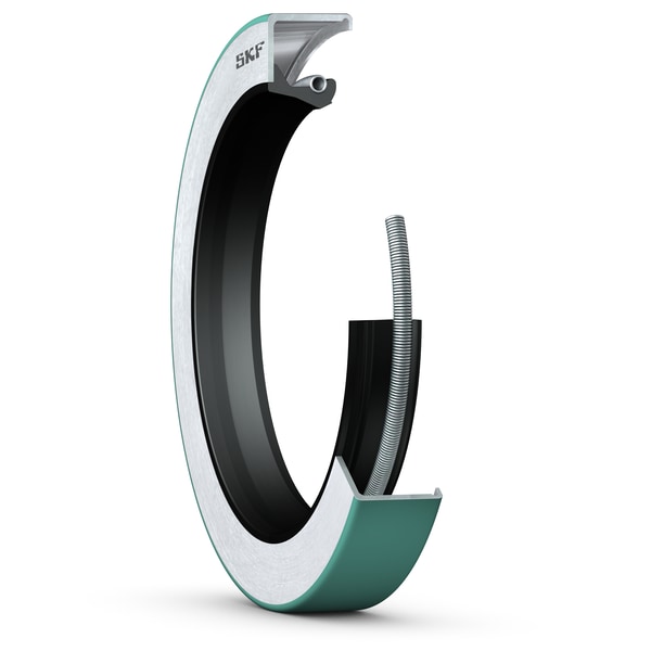 12610 Radial shaft seal with metal case and SKF Wave lip, for oil or grease