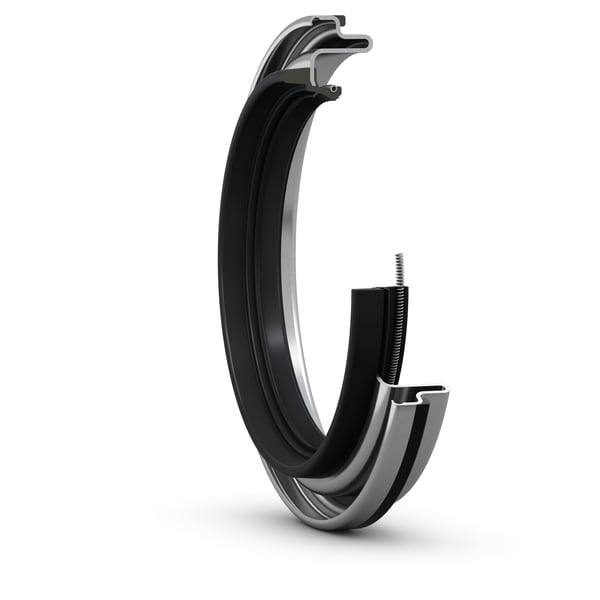 15788 Radial shaft seal with metal case, SKF Wave lip and auxiliary, non-contacting lip, for oil or grease