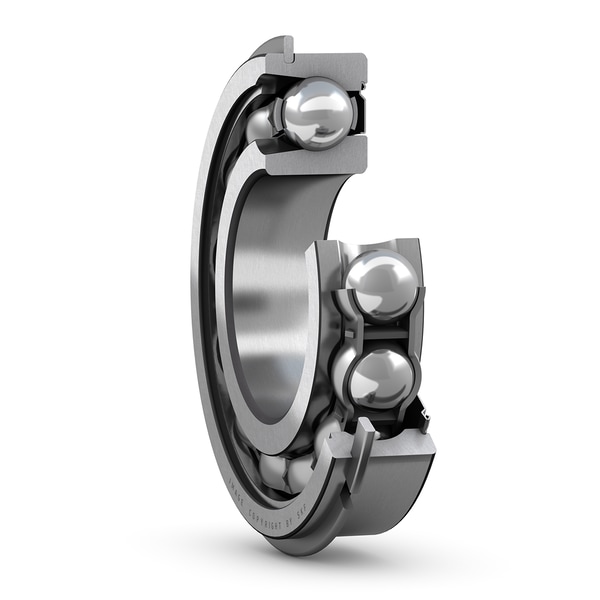212-ZNR Deep groove ball bearing with filling slots and integral sealing